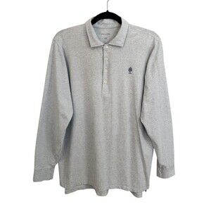 B Draddy USA Polo Pima Stretch Long Sleeve The Weston Golf Club Shirt Sz Med.